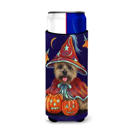 Carolines Treasures 12 oz Cairn Terrier Halloween Witch Ultra Hugger for Slim Cans PPP3061MUK